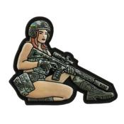 M-Tac patch Tactical girl №2 Yakuza brunet PVC