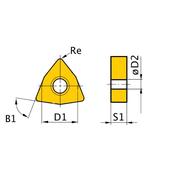 HM replacement inserts ISO WNMG080408