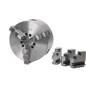OPTIMUM Three-jaw lathe chuck centre clamping Ø 160 mm Camlock DIN ISO 702-2 No. 4