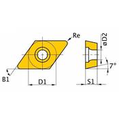 HM replacement inserts ISO DCMT11T304