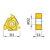 HM replacement inserts ISO 16ER AG60
