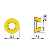 HM replacement inserts ISO RNMG1204MO