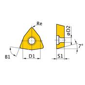 HM replacement inserts ISO WNMG060408