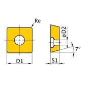 HM replacement inserts ISO SNMG150608