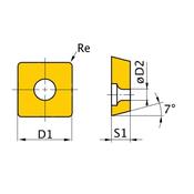 HM replacement inserts ISO SCMT060204