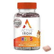 Active Iron Kids Iron + Vitamin D 30 Blackcurrant Soft Chews - 30 Day Supply