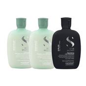 Alfaparf Milano Scalp Relief Calming Micellar Low Shampoo Duo with Complimentary Alfaparf Detox Shampoo image