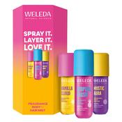 Weleda Fragrance Body &amp; Hair Mist Trio Gift Set 3 x 95ml image