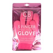 Cocoa Brown Finger Glove Velvet