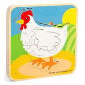 Bigjigs Lifecycle Puzzle Chicken