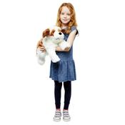 Brown &amp; White Dog Hand Puppet - Playful Puppies