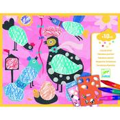 Djeco Colouring Birdie &amp; Co