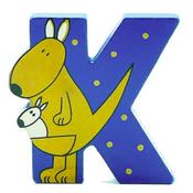 Wooden Letter Animal – K