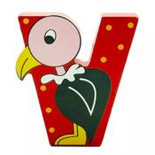 Wooden Letter Animal – V