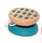 Wooden Yo-Yo Blue image