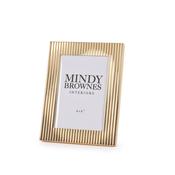 Gold Ribbed Picture Frame (4x6)