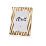 Gold Ribbed Picture Frame (5x7)