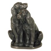 Pair of Spaniels Sculpture