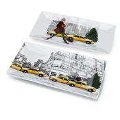 Christmas in New York City Set of 2 Platters image