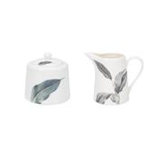 Birds of Paradise Sugar Bowl &amp; Milk Jug Set