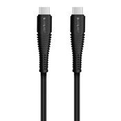 SilverLabel 1m USB-C to USB-C Cable Black