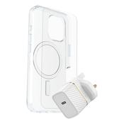 OtterBox Symmetry MagSafe Phone Kit iPhone 16 Pro Clear/White