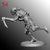 Goblin with dagger – 54mm UV Resin Miniature M54-106