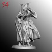 The Grey Pilgrim – 54mm UV Resin Miniature M54-103