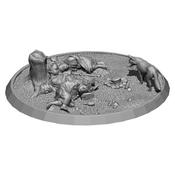 MZ734 The Lord of the Rings 'The fox watches sleeping Hobbits' UV Resin vignette