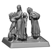 MZ748 The Lord of the Rings 'ROHIRRIM™ women carrying stores to HELM'S DEEP™' UV Resin vignette