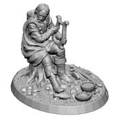 MZ720 The Lord of the Rings 'Ranger with harp' UV Resin figure image