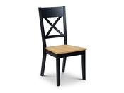 Ava Dining Chair - Black &amp; Oak image