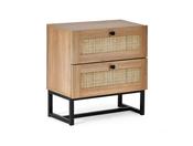 Bari 2 Drawer Bedside Table image