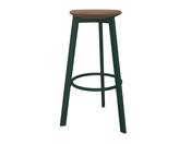 Belem Upholstered Stool with Round Footrest image