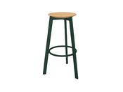Belem Wooden Stool with Round Footrest image