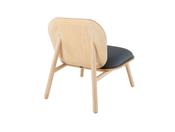 Blume Upholstered Lounge Chair with Wooden Legs image