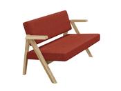 Clapp 2-Seater Sofa with Wooden Legs image