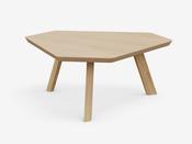 Clapp Wooden Coffee Table with Angled Legs image