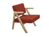 Clapp Modular Soft Seating Armchair with Wooden Frame image