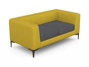Cube Upholstered 2-Seater Sofa image