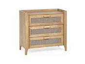 Hobart 3 Drawer Chest - Natural Oak image