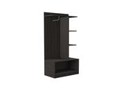 Hotel Luna Wooden Hanger Set with Under Storage Unit