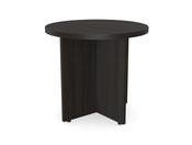 Hotel Luna Wooden Round Table with 4 Star Panel Legs image