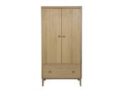 Hunter 2 Door Wardrobe - Natural Oak image