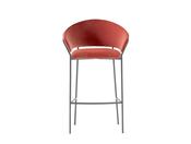 Jazz High Upholstered Stool with Backrest image