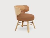 K2 Wooden Upholstered Lounge Chair image