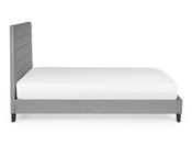 Macsen King-Sized Bed Frame - Grey image