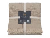 Mira Knitted Throw - Natural image