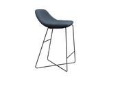 Mishell Low Stool Soft Seating with Cross Base image