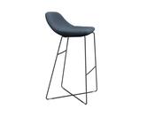Mishell Tall Stool Soft Seating with Cross Base image